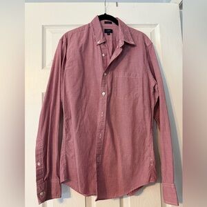 J.Crew Red Button-Up Shirt